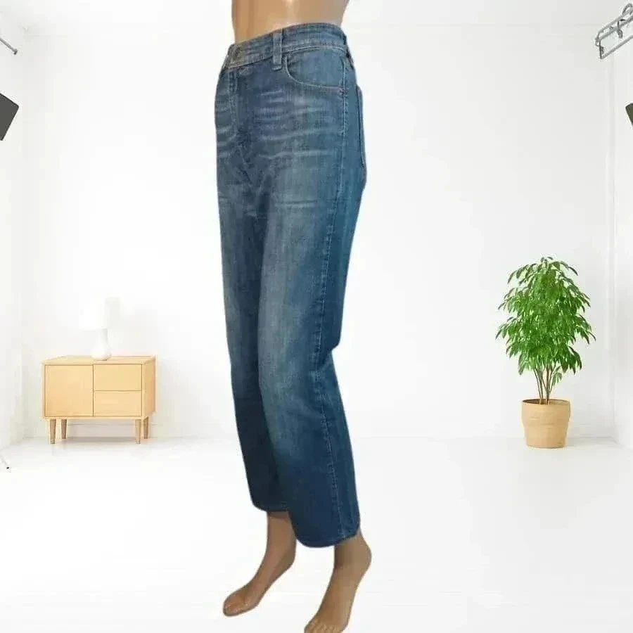 Levi's vintage y2k 627 straight fit - high waist - stretchy - vintage blue – photo 6